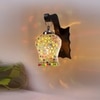 Devansh Solid Wood Electric Wall Light in Brown Colour with Multi Shade Count of 1 Light