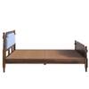 Regal Shesham Solid Wood Queen Size Bed Non Storage Bed In Provincia Teak Finish