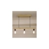 Tavern Beige Solid Wood Cluster Hanging Light