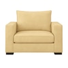 Lawson 1 Seater Sofa In Leatherette Cream Color
