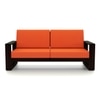 Parson Wooden Sofa - American Walnut Finish (Lava)