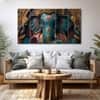 The Castle Decor Lord Ganesha Wall Painting Wooden Framed 27x48 Inch (Style 24)