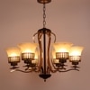 Eliante S-322-6Lp Mild Steel 6-Light Chandelier, Modern Ceiling Lighting Fixture