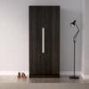 Hexa Red Wooden 1 Door Wardrobe with Hanging Space in Flower Wenge Colour