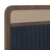 Hanoi Solid Wood King Size Bed Without Storage (Danish Walnut Finish, Davos Plus Colour)