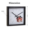 Aries Zodiac Wooden Wall Clock with Bold Minimal Art Dial