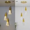 Blenheim  3 Light Acrylic Led Pendant Light