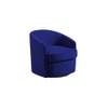 Andean Solid Wood Accent Chair in Navy Blue Colour