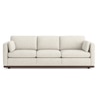 Mellow 3 Seater Sofa In Soft Fabric Cream Color