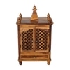 Lidi Sheesham Wood  Prayer Unit in Teak Finish