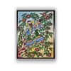 Madhubani Folk Canvas Wall Prints Canvas Wall Prints Set of 1 Multicolor Matte