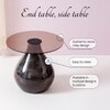 Stylish Mango Wood Side Table in Black Colour