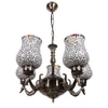 Devansh Dual Black Metal  Wallmounted Lamp With Cotton Black Metal  Shade