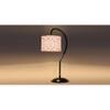 Multi cotton Curvy table lamp with Iron Base (SP15)