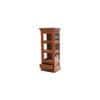 Dhaval Solid Wood Bookshelf In Brown Finish