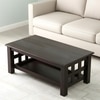 Blairs Sheesham Wood Coffee Table In Mahogany Finish