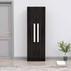Hexa Red Wooden 2 Door Wardrobe with 4 Shelves in Flower Wenge Colour