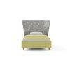 Doodle Engineered Wood Bed in Yellow Colour