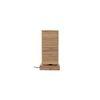Ulmer Beige Bamboo Shade Table Lamp with Natural Wooden Base