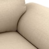Adelaide Essential 1 Seater Fabric Sofa in Pearl Colour