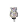 Jon Black Glass Shade Floor Lamp