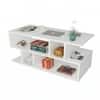 Spydercraft Zig Zag Modern Coffee Table in White Finish