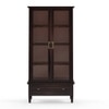 Malabar Solid Wood  Bookshelf in Mango Mahogany Finish