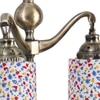 Devansh Metal Electric Wall Light in Multi Colour with Multi Shade Count of 2 Lights