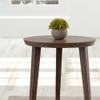 Metalsmith Solid Wood Side Table in Walnut Finish