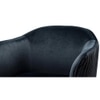 Celeo Solid Wood Accent Chair in Black Colour