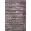 Jaipur Rugs Striped Wool And Viscose 5x8 Feet Medium Magenta Hand Tufted Rug Carpet