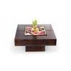 Montreal Sheesham Wood Coffee Table In Walnut Finish