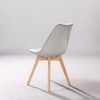 Kepler Brooks Valente Cafeteria Dining Chair in White Colour