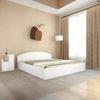 Daiki Engineered Wood Queen Size Bed In White Finish
