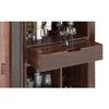 Boisdale Solid Wood Bar Cabinet in Walnut Finish