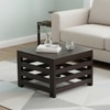 Kingsville Sheesham Wood Coffee Table In Mahogany Finish