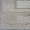 Urban Frame Wool Rectangle Carpets Hand Knotted in Warm Beige Colour