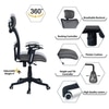 Jeaorda High Back Ergonomic Chair in Grey Colour