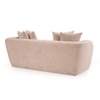 Rihanna 2 Seater Fabric Sofa in Ashen Beige Colour