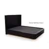 Opus Engineered Wood King  Size Bed With Hydraulic Storage (Walnut Brown Finish)