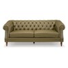 Fairmont 3 Seater Leatherette Sole in Olive Green Colour