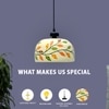 Placid Decorative Glass Electric Lighting in White Colour