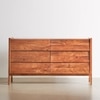 Wallace Acacia Wood Chest Of Drawers In Natural Finish