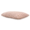 Rosa Pale Pink Cotton Knitted Cushion Cover 12X20 Inches