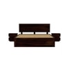 Esra Sheesham Wood Queen Size Bed Box Storage Walnut Finish (60 x 78 inches)