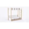 Pine Tree Bunk Bed with Drawer Storage
