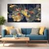 The Castle Decor Abstract Art Wall Painting Wooden Framed 27x48 Inch (Style 2)