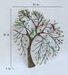 W-LARA Abstract Metal Wall Decor in Multicolor Set of 1