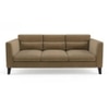 Lewis Sofa (Colour : Fawn Velvet, Cushion : Soft, Seater : 3+1+1)