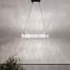 Candela Crystal Three Way Remote Lighting Chandelier
